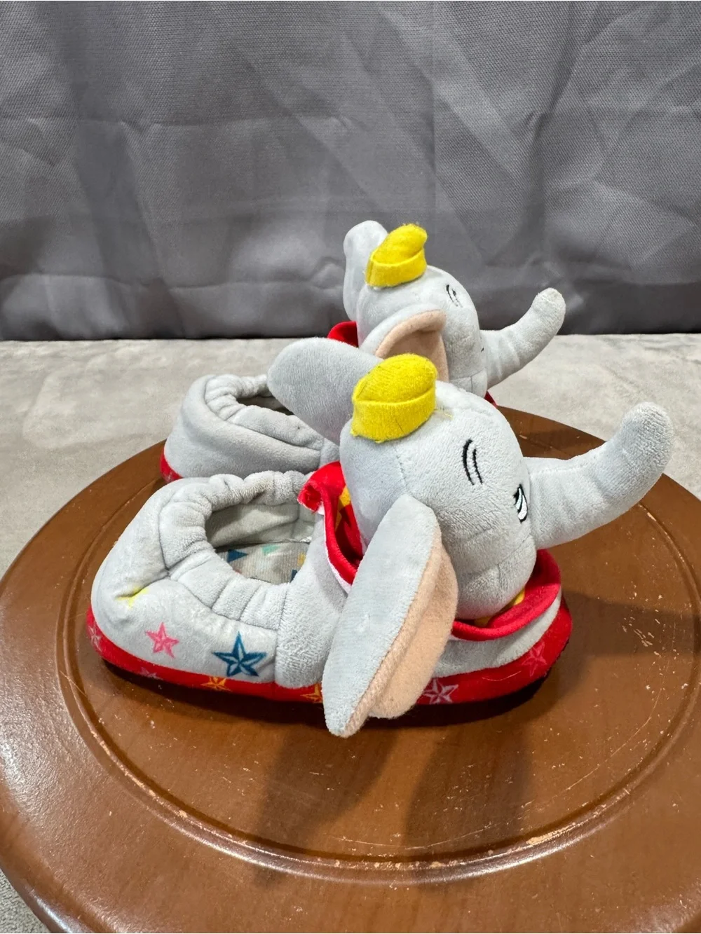 Disney Dumbo Plush Kids Slippers Size:9-10